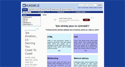 Desktop Screenshot of klikzone.cz